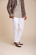 New York pantalón chino hombre de gabardina stretch regular fit ①