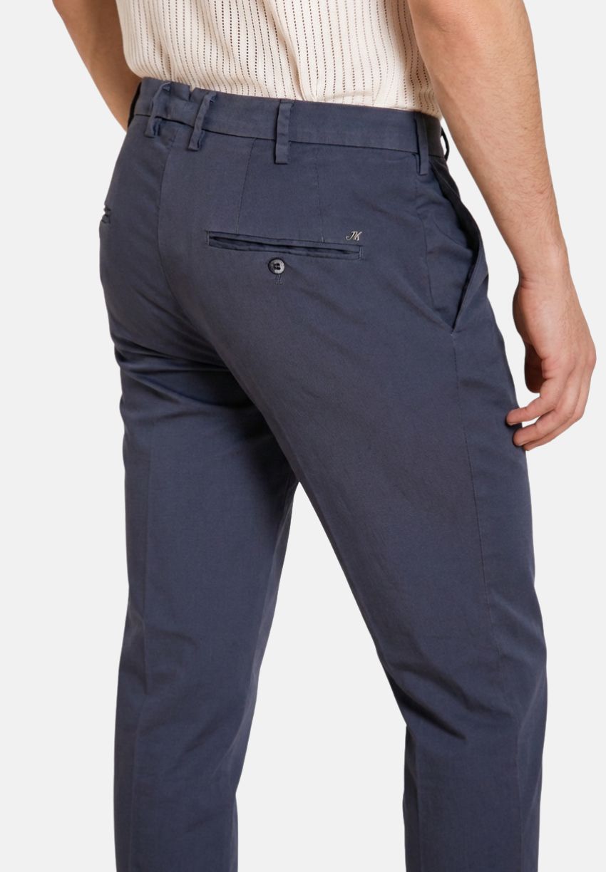 New York pantalón chino hombre en gabardina stretch regular fit ①
