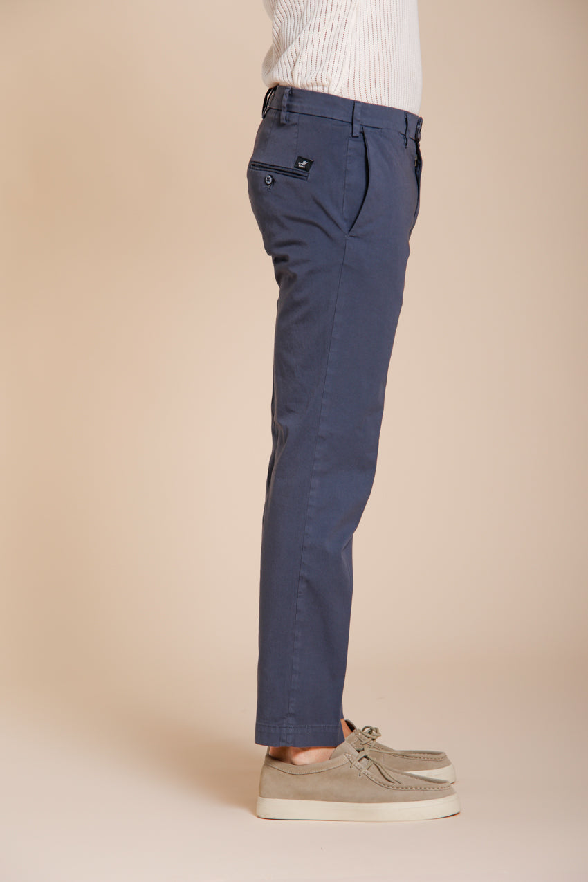 New York pantalón chino hombre en gabardina stretch regular fit ①