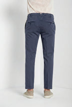 New York pantalone chino uomo in gabardina stretch regular fit ①