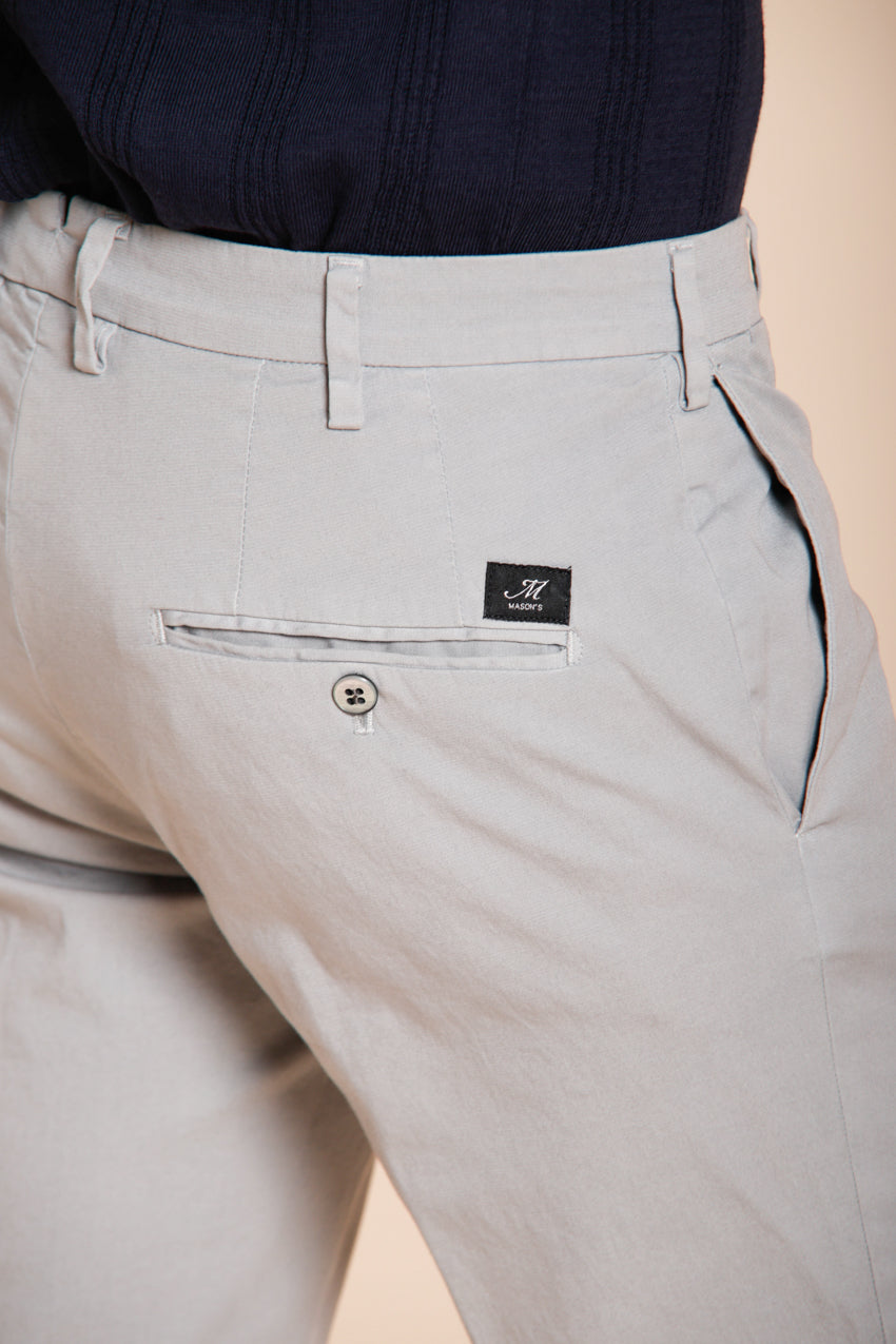 New York pantalón chino hombre en gabardina stretch regular fit ①