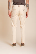 New York pantalon chino homme en gabardine stretch regular fit ①