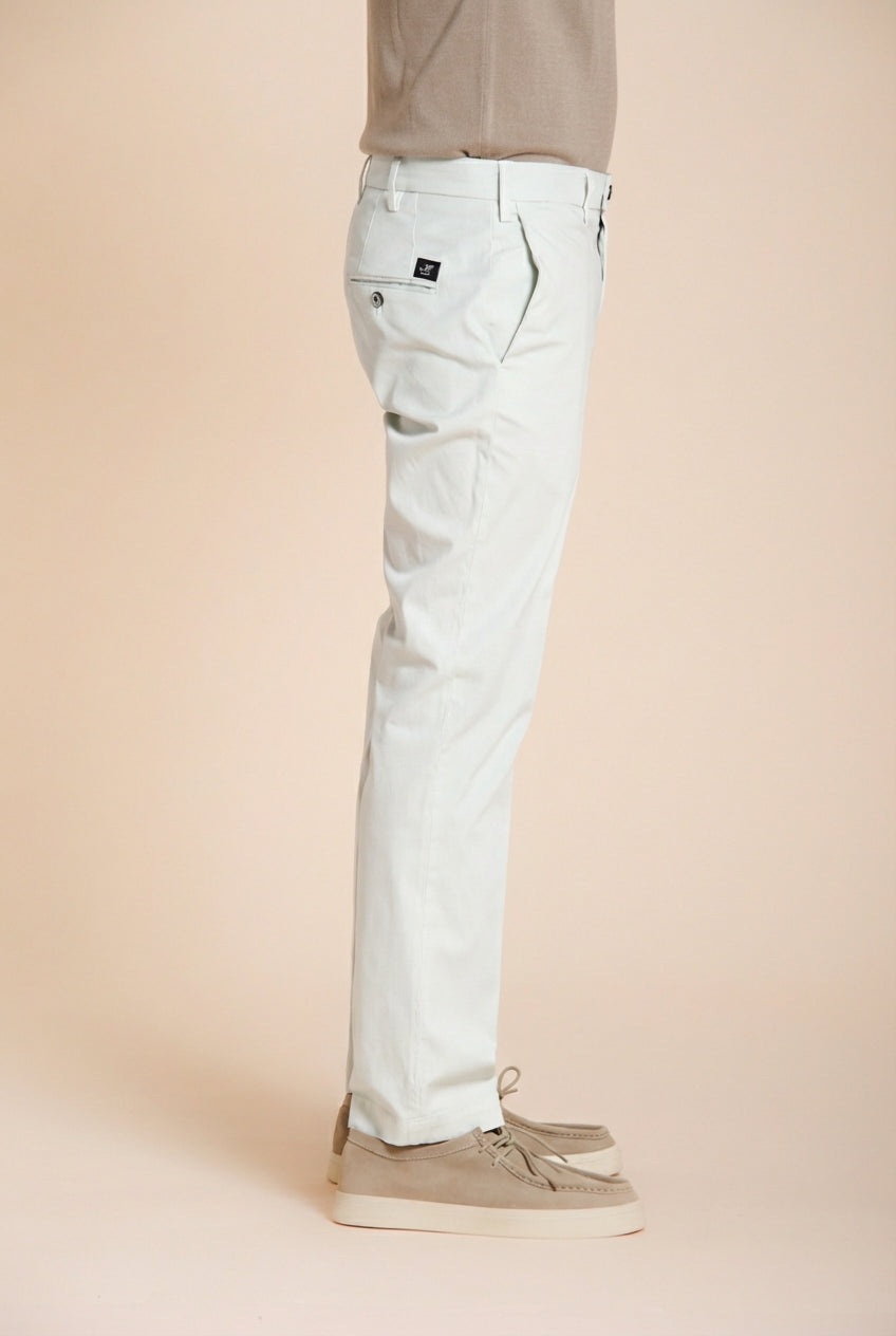 New York pantalon chino homme en gabardine stretch regular fit ①