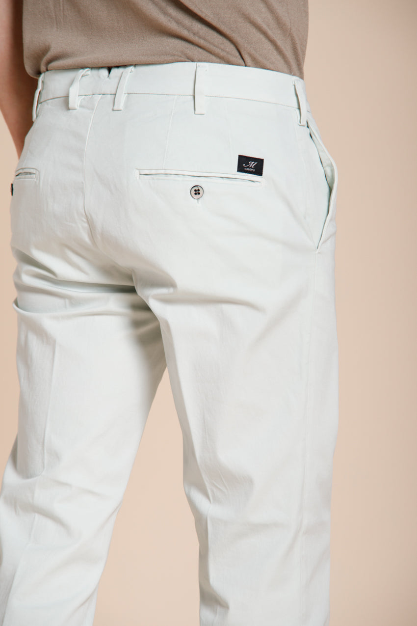 New York pantalón chino hombre en gabardina stretch regular fit ①