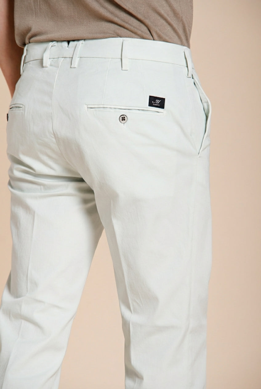 New York pantalon chino homme en gabardine stretch regular fit ①