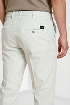 New York men's chino pants in stretch gabardine regular fit ①