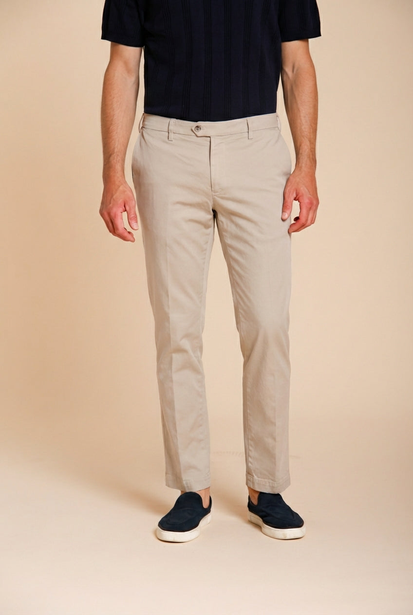 New York Herren Chino Hose aus Stretch-Gabardine regular fit ①