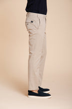 New York pantalone chino uomo in gabardina stretch regular fit ①