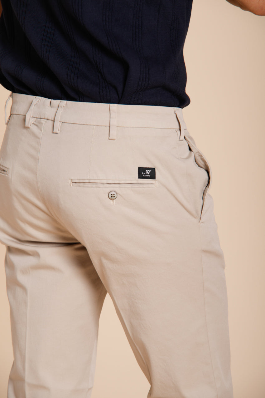 New York pantalón chino hombre en gabardina stretch regular fit ①