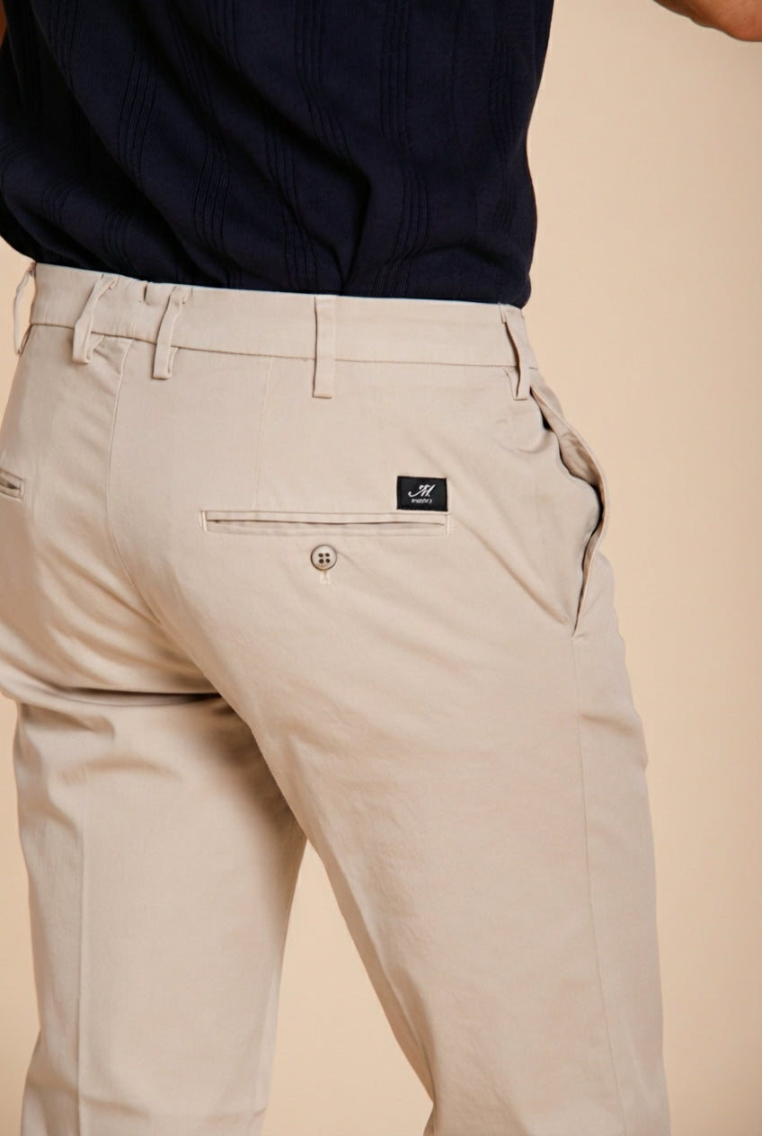 New York Herren Chino Hose aus Stretch-Gabardine regular fit ①