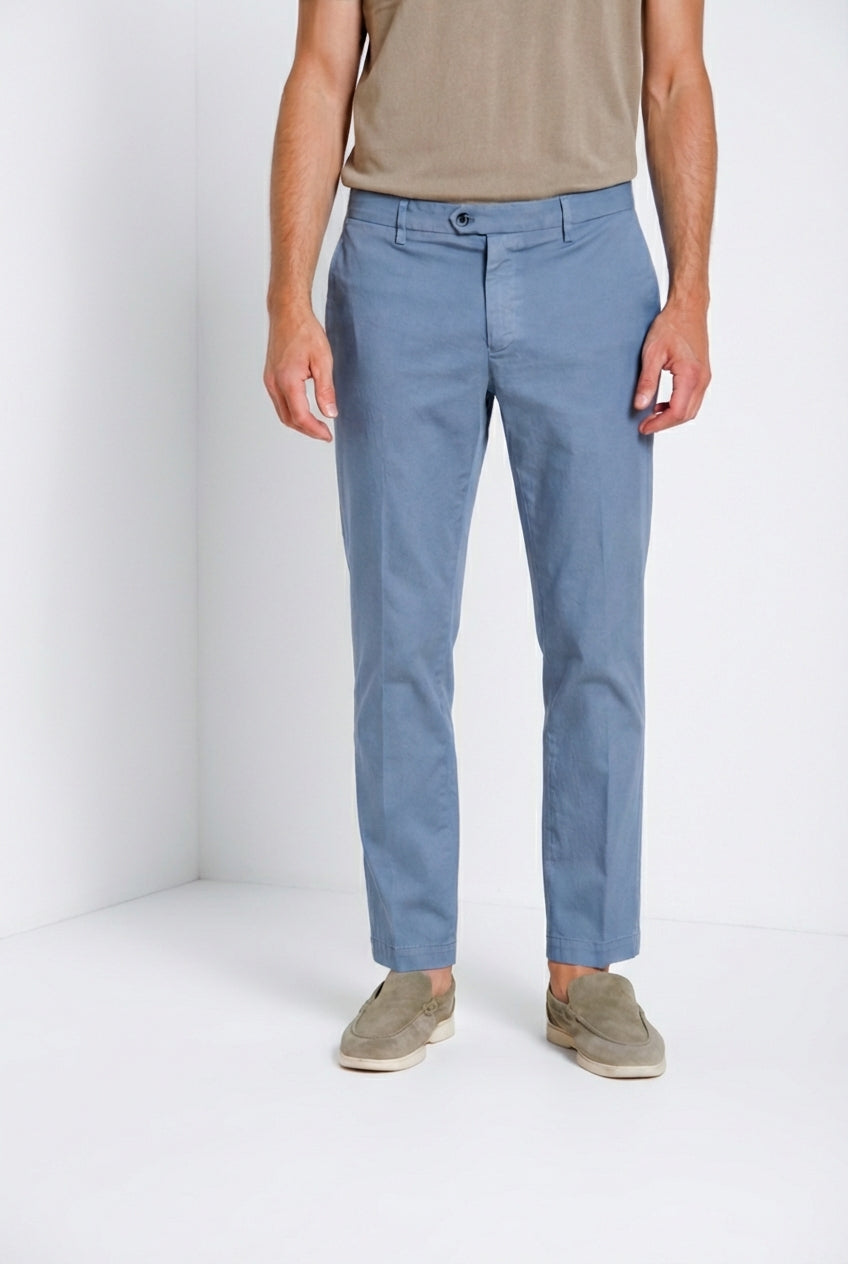 New York men's chino pants in stretch gabardine regular fit ①