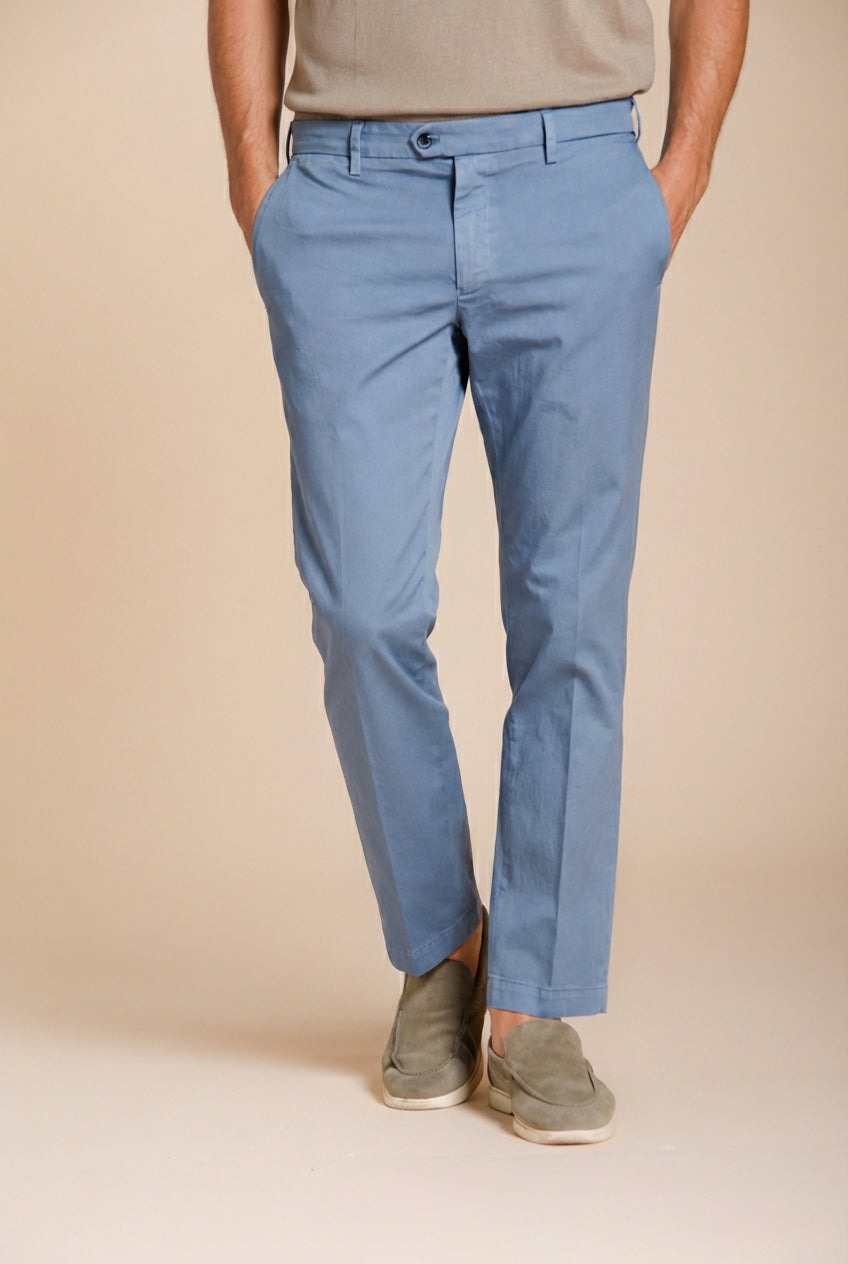 New York men's chino pants in stretch gabardine regular fit ①