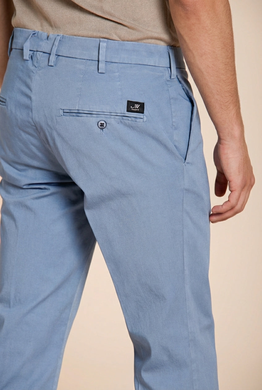 New York pantalón chino hombre en gabardina stretch regular fit ①