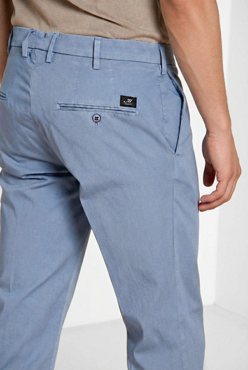 New York men's chino pants in stretch gabardine regular fit ①
