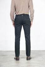 New York pantalone chino uomo in gabardina stretch regular fit ①