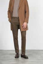  New York pantalón chino hombre en gabardina stretch, corte regular fit