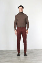 New York Chinohose für Herren aus Baumwoll- und Wollgabardine mit regular fit