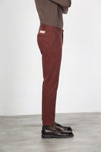New York Chinohose für Herren aus Baumwoll- und Wollgabardine mit regular fit
