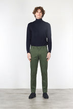 New York Chinohose für Herren aus Baumwoll- und Wollgabardine mit regular fit