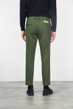 New York Chinohose für Herren aus Baumwoll- und Wollgabardine mit regular fit