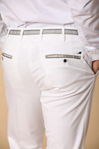 New York Summer pantalón chino para hombre en twill de algodón regular fit