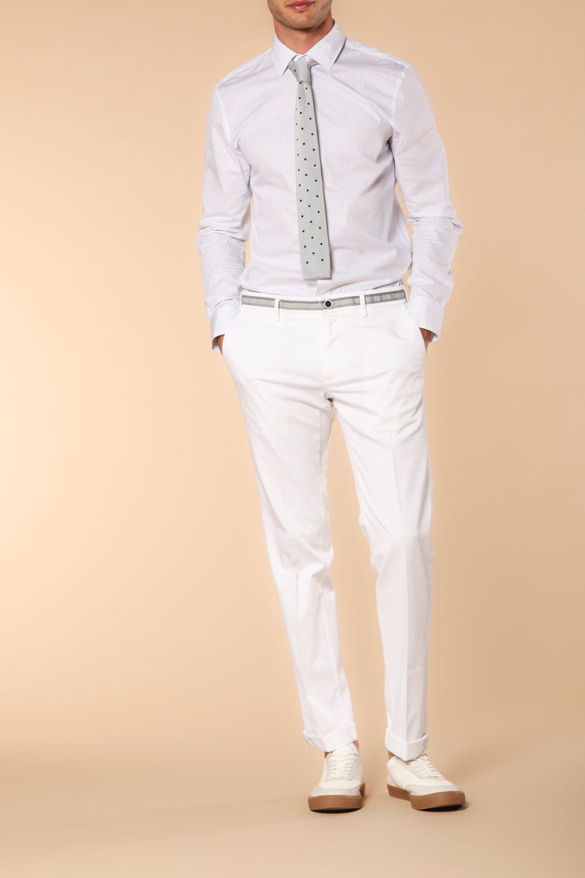 New York Summer Herren Chino Hose aus Baumwoll-Twill Regular Fit