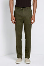 New York Icon Flex pantalon chino homme en twill de lin et coton regular fit