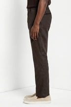 New York Icon Flex pantalon chino homme en twill lin et coton regular fit