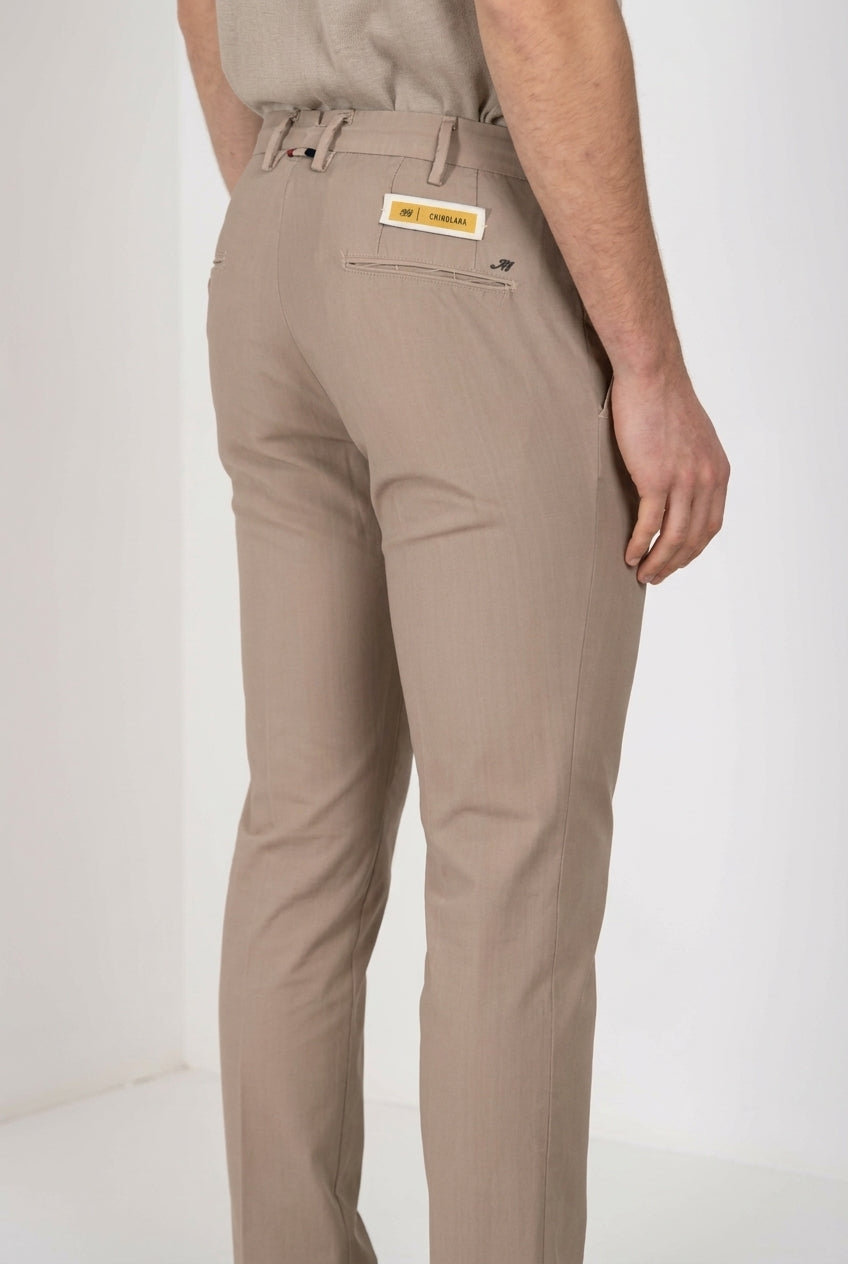 New York men's chino pants in wool twill regular fit