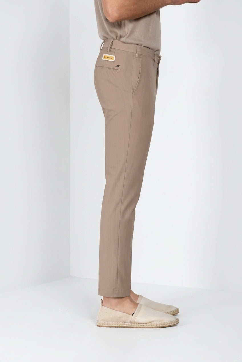 New York pantalon chino homme en twill de laine regular fit