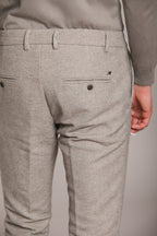 Foto 4 Torino pantalone chino uomo in finta lana slim fit