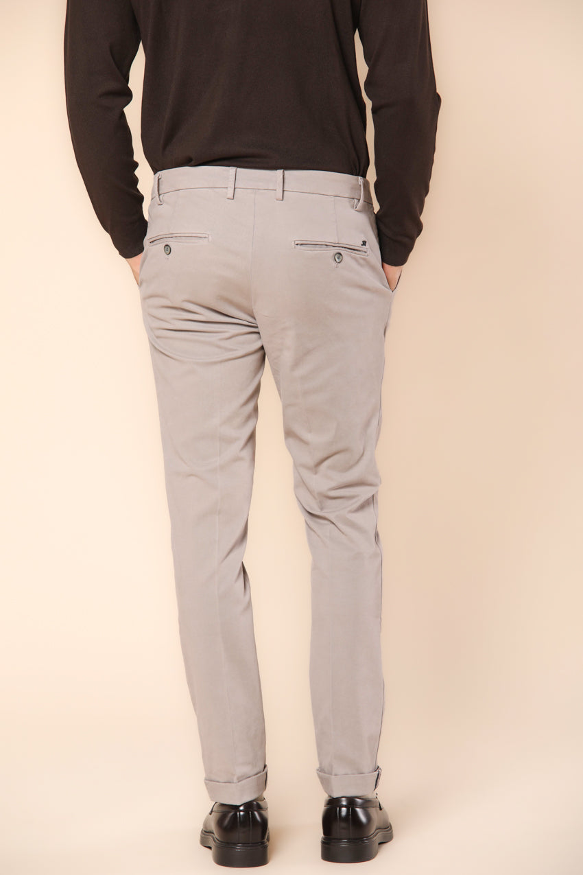 Men's slim fit stretch fashion gabardine chino pants