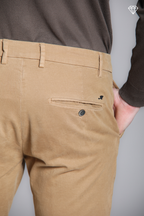 Foto 2 Milano pantalone chino uomo in gabardina stretch extra slim fit ①