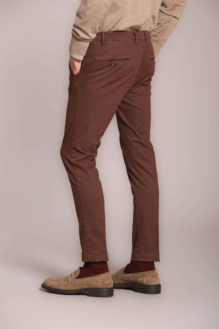 Milano Herren Chino Hose in Gabardine Stretch Extra Slim Fit ①