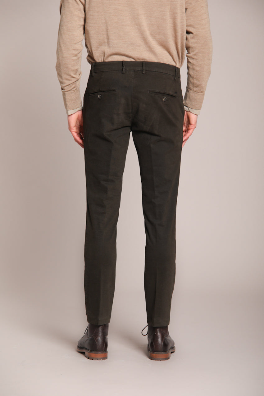 Milano Herren Chino Hose in Gabardine Stretch Extra Slim Fit ①