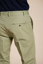 Milano men's chino pants in stretch gabardine extra slim fit ①