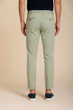 Milano men's chino pants in stretch gabardine extra slim fit ①