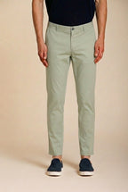 Milano men's chino pants in stretch gabardine extra slim fit ①