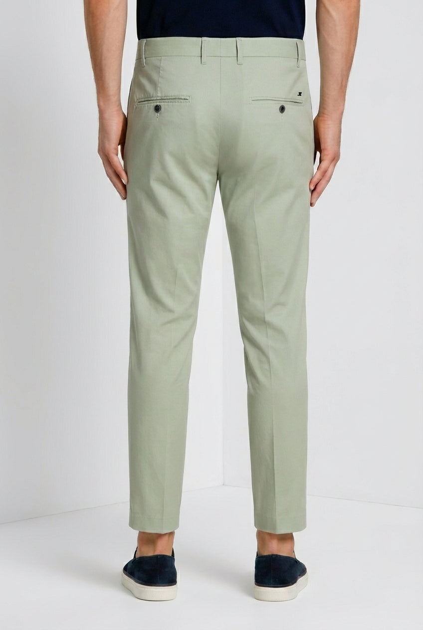 Milano men's chino pants in stretch gabardine extra slim fit ①