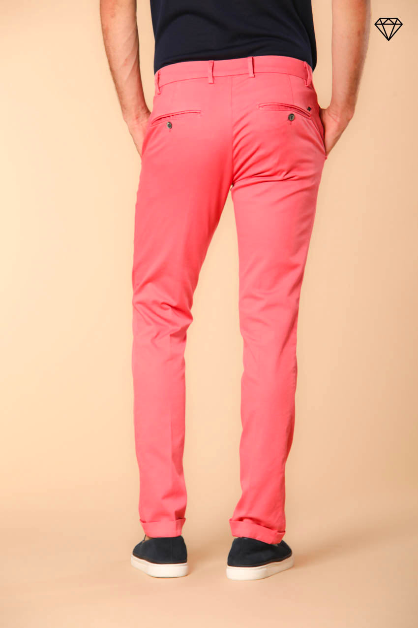 Milano pantalone chino uomo in cotone pima extra slim fit ①