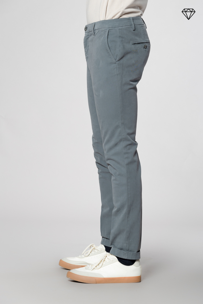 Milano Herren Chino Hose in Gabardine Stretch Extra Slim Fit ①