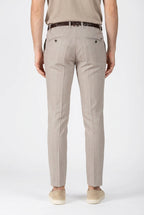 Milano pantalón chino hombre en espiga extra slim fit