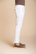 Milano men's chino pants in stretch gabardine extra slim fit ①