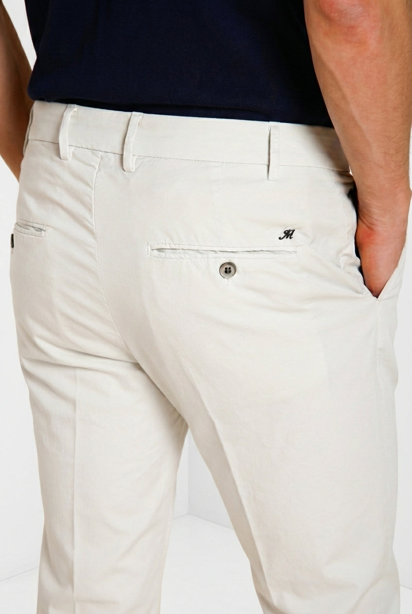 Milano Herren Chinohose aus Stretch Gabardine extra slim fit ①