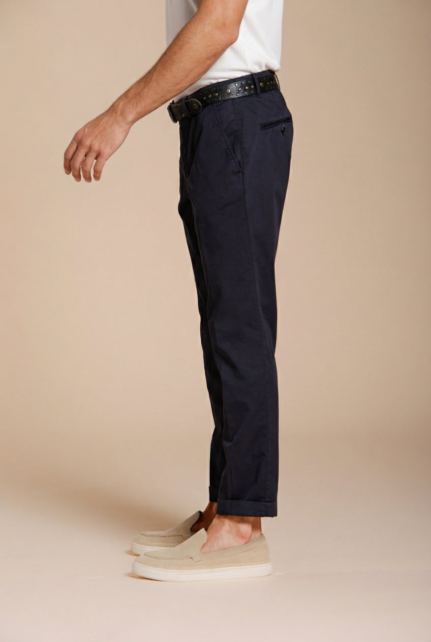 Milano men's chino pants in stretch gabardine extra slim fit ①