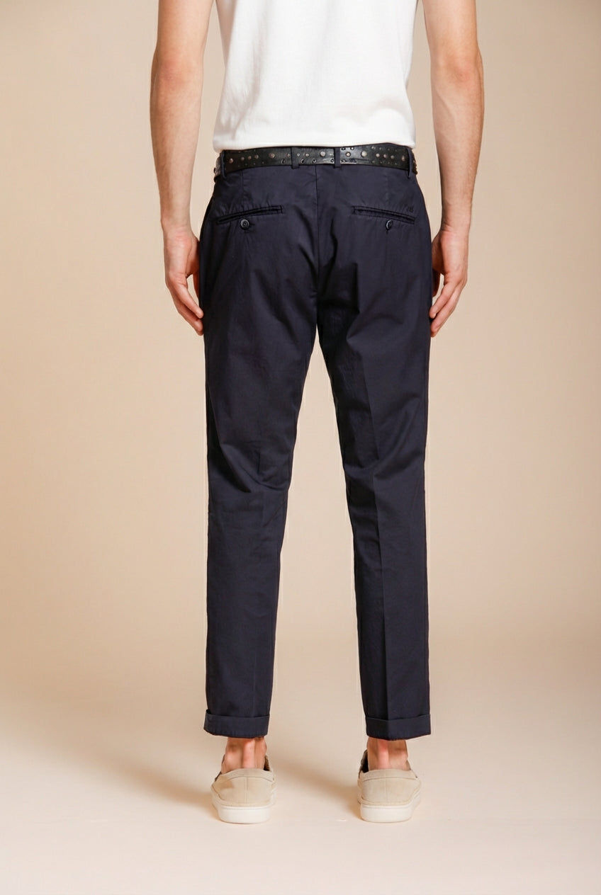 Milano men's chino pants in stretch gabardine extra slim fit ①