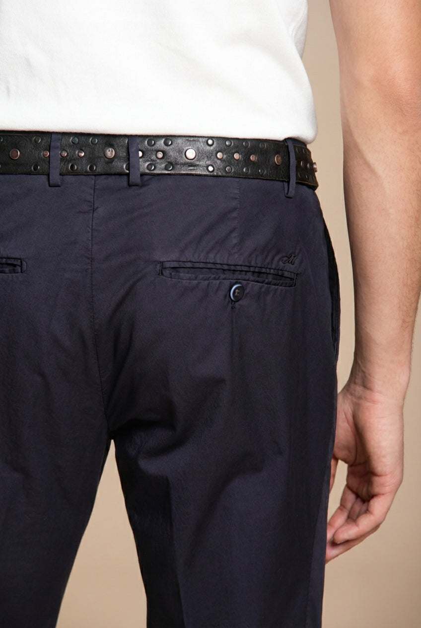 Milano men's chino pants in stretch gabardine extra slim fit ①