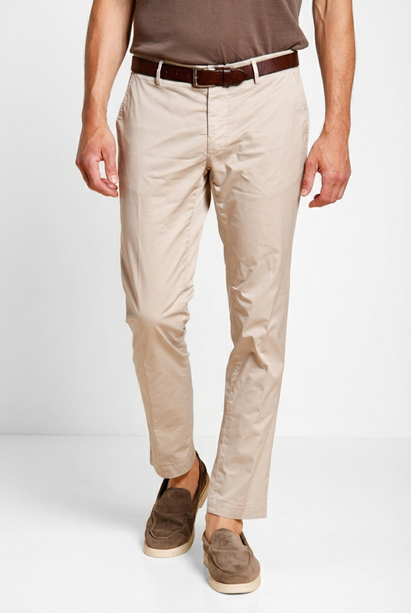 Milano Herren Chino Hose aus Stretch-Gabardine extra slim fit ①