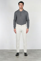 Milano pantalón chino de hombre en pana 500 rayas, extra slim fit ①