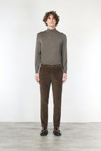Milano pantalón chino de hombre en pana 500 rayas, extra slim fit ①